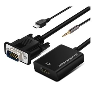 Netojen NT-168 Vga To Hdmı + Audio Ses Çevirici Adaptör