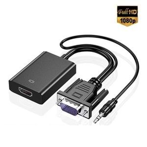 Netojen NT-168 Vga To Hdmı + Audio Ses Çevirici Adaptör