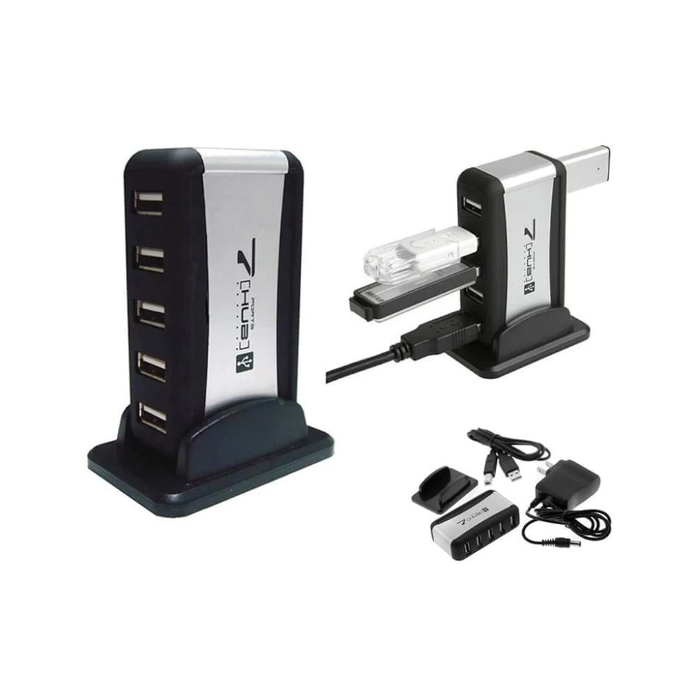 Netojen NT-177 Usb 2.0 7 Port Usb Hub Adaptörlü