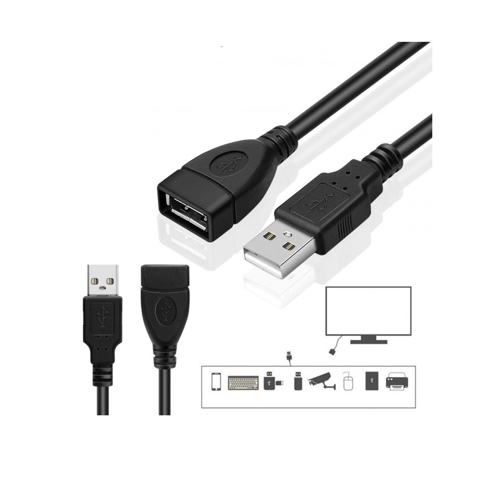 Netojen NT-401 1.5Mt Usb 2.0 Uzatma Kablo