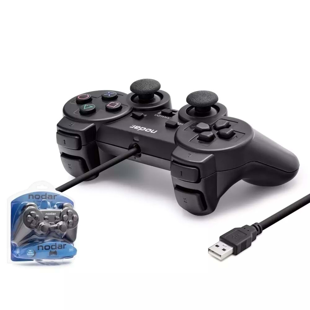 Nodar ND201 Usb Titreşimli Joystickli Oyun Kolu