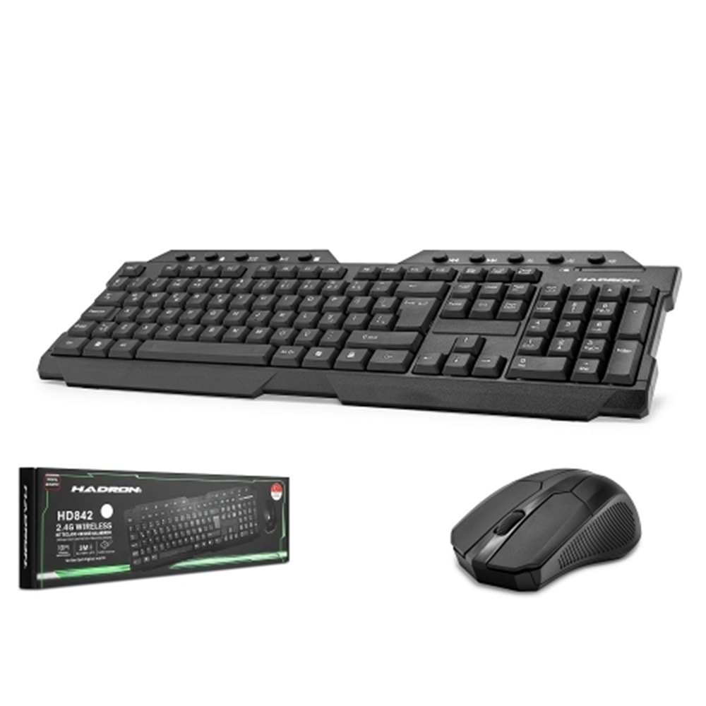 Hadron Hd842 Multimedia Kablosuz Klavye Mouse Set