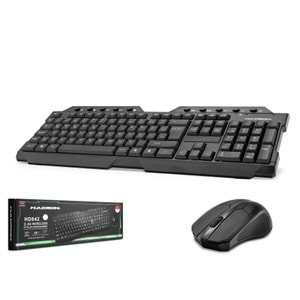 Hadron Hd842 Multimedia Kablosuz Klavye Mouse Set
