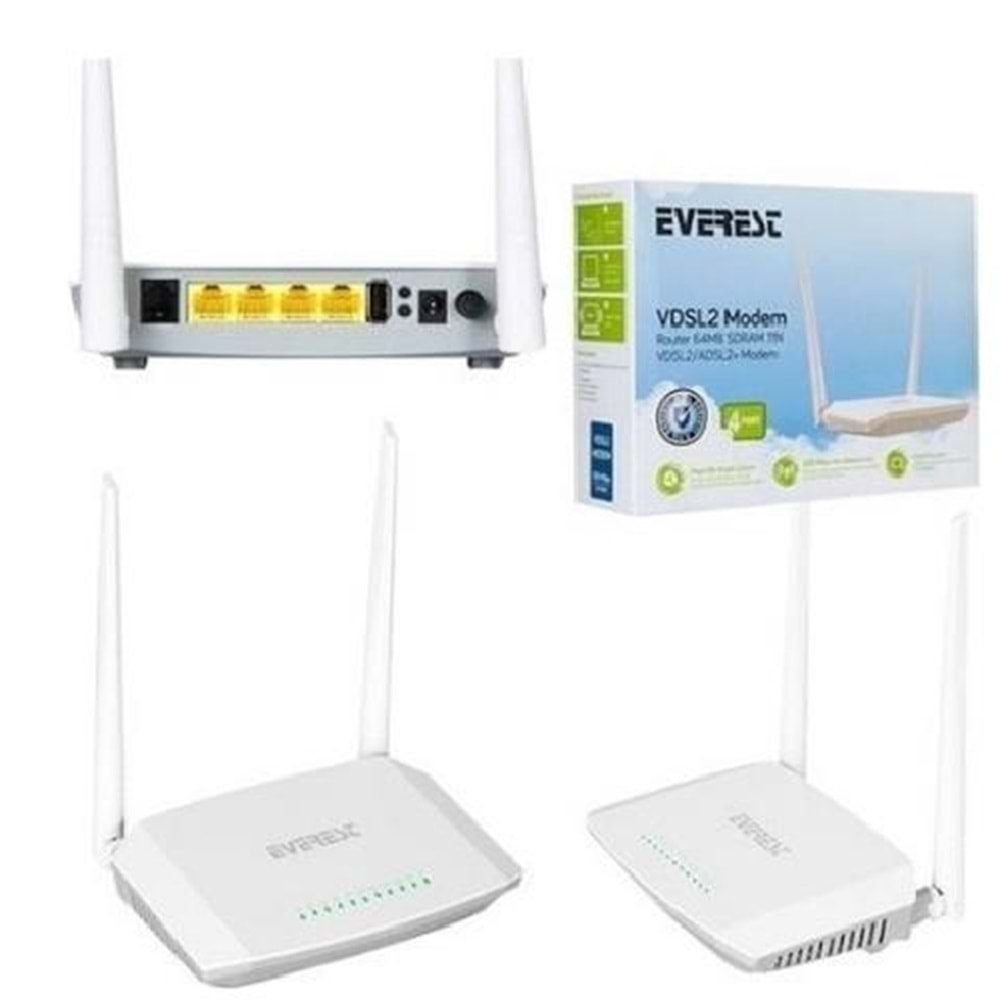 Everest Sg-1600 4 Port 300Mbps Kablosuz Modem