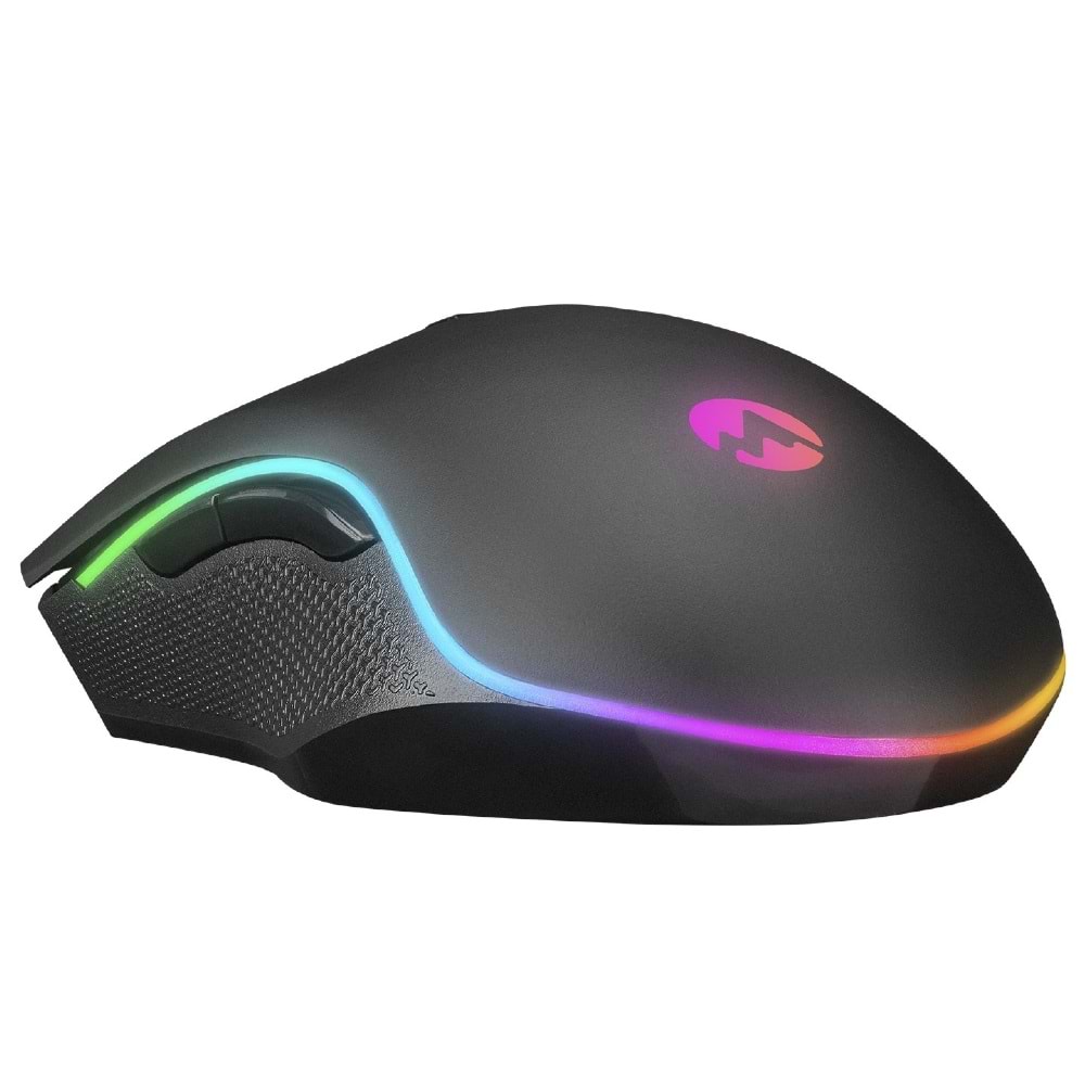 Everest SM-F09 Tıtanıo Usb Gümüs 7200Dpi Rgb Ledli Gaming Oyuncu Mouse