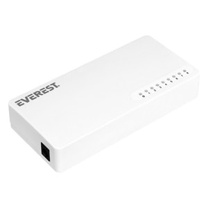 Everest EVERLINK ESF208 8 Port 10/100Mbps RTL8309 Chipset Fast Ethernet Masaüstü Switch Hub