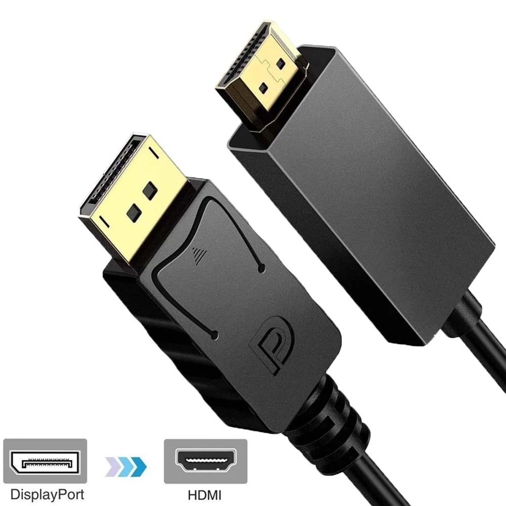 Netojen NT-182 Dısplayport To Hdmı Kablo 4K