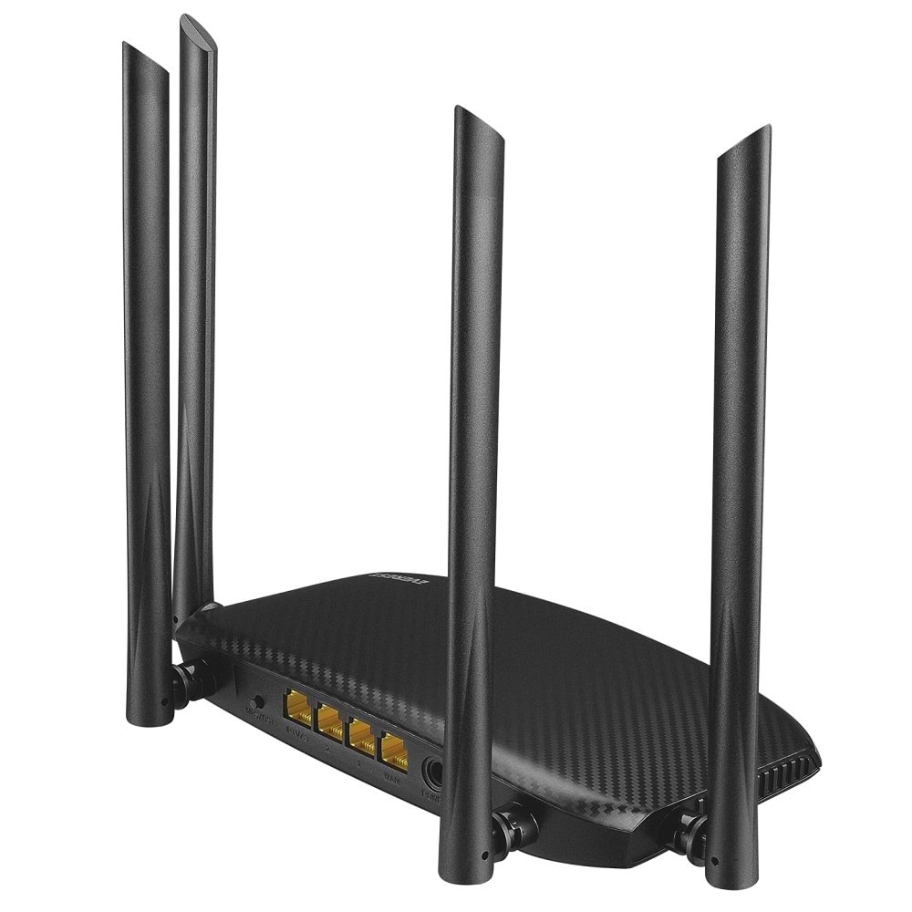 Everest EWR-AC5-V3 AC1200Mbps DualBand 4*6dBi Anten WIPS+AP+Repeater+Router