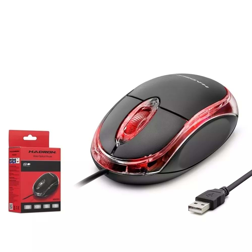 Hadron HDX3251 Wired Optical Mouse