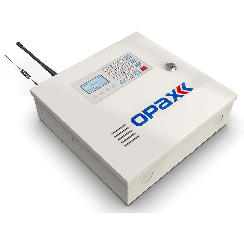 Opax 2545Lan Kablolu + Kablosuz Alarm Seti + Akü + Siren + (1 Yıl Ahm Ücretsiz)