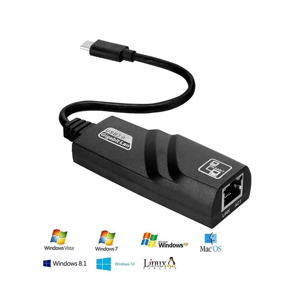 Hadron HDX5273 Type-C 3.0 Ethernet 10/100/1000Mbps