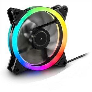 Hadron HDX1522 RGB 12cm Kasa Fanı 4pin