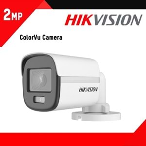 Hikvision DS-2CE10DF0T-PF 2mp Colorvu Analog HD Bullet Güvenlik Kamerası