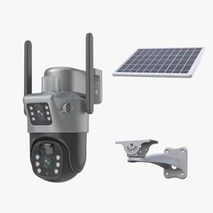 Blic BLM-63 4mp 4G Sim Kartlı +7.5W Solar + Dual Lens + Hafıza Kartlı + Güvenlik Kamerası