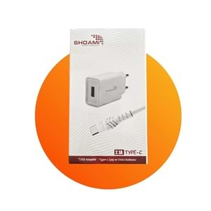 Shoami SH-21T 2.1A TYPE-C Data & Şarj USB Kablo Şarj Cihazı