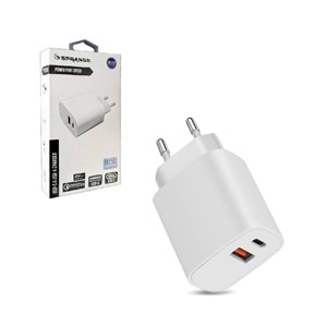 Sprange PTC18 Hızlı Şarj Destekli USB-C PD Şarj Başlık Real 25W