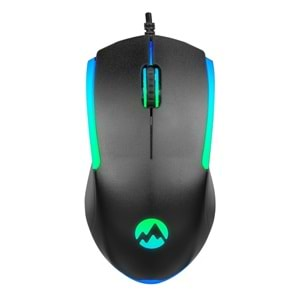 Everest GX56 ZONE Usb Siyah 3D Optik Led Mouse