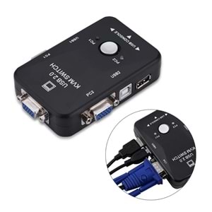 Netojen NT-228 2 Port Usb Kvm Switch (VGA)