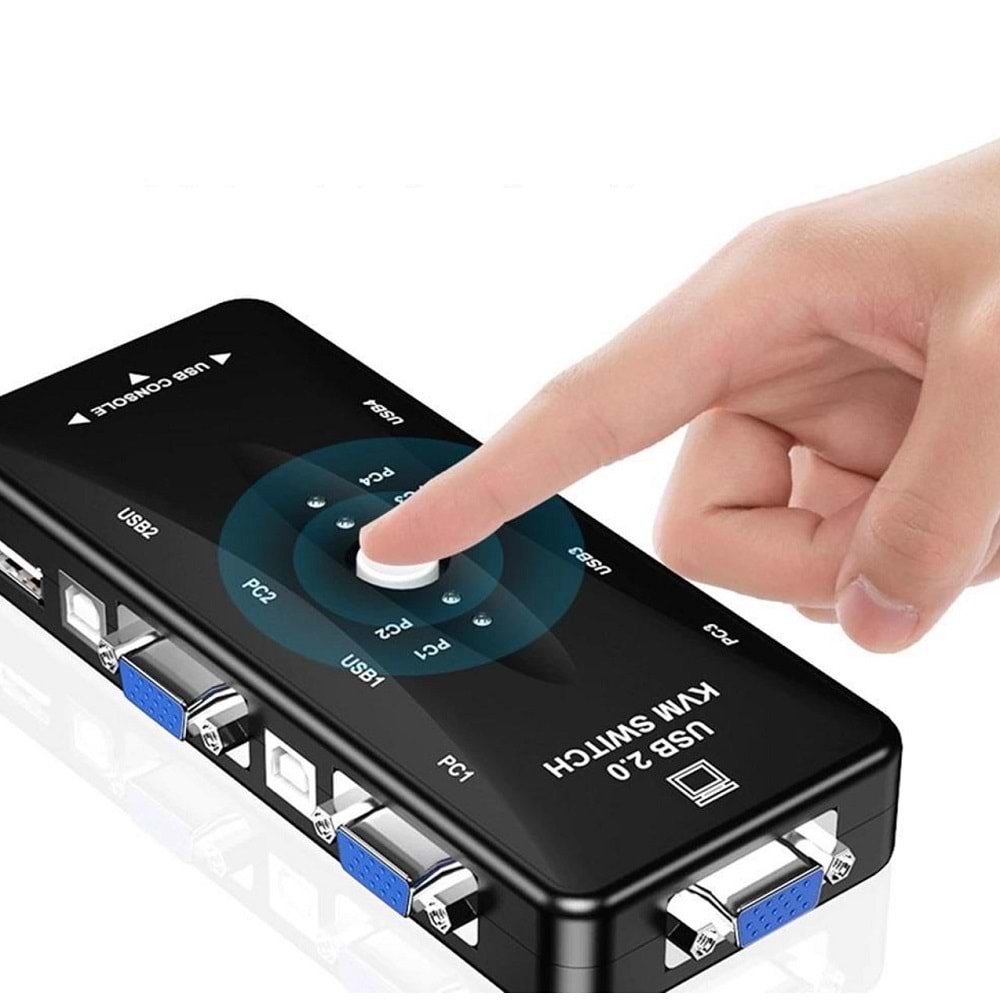 Netojen NT-229 4 Port Usb Kvm Switch (VGA)