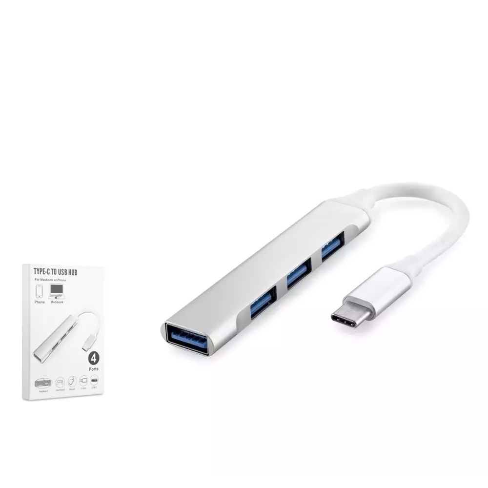 Hadron HDX7032 4 Port Type-C Usb Hub