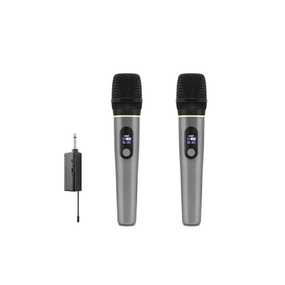 Hadron NT-2791 UHF Kablosuz Mikrofon 6.5mm çaplı (Füme)