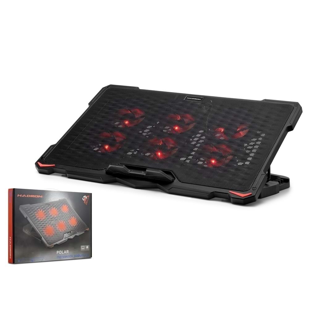 Hadron Polar Notebook Soğutucu Ledli 6 Fanlı