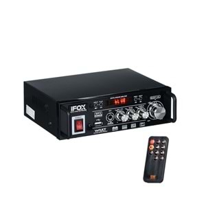 İfox FX-80 - 80 Watt / Tek Bölgeli / Usb / Bass-Tiz Kontrol / Amfi