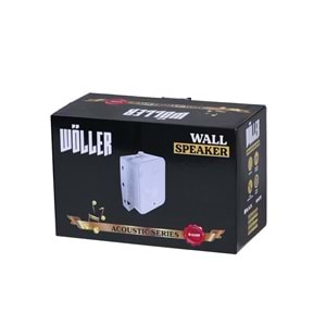 Wöller W-4100T Beyaz 4” Hat Trafolu Duvar Hoparlörü / 100 Watt Max. / 8 Ohm / 210*135*113 mm