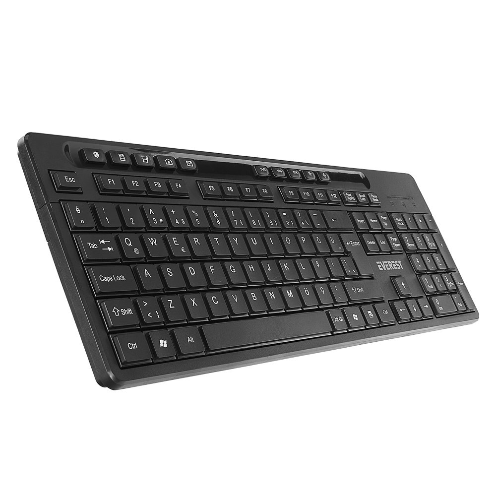 Everest KM-510 Kablosuz Q Multimedia Klavye + Mouse Set