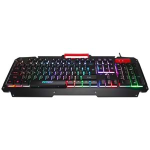 Everest KB-R800 METAFOR USB Gökkuşağı Aydınlatmalı Q Metal Yüzey Gaming Oyuncu Klavyesi
