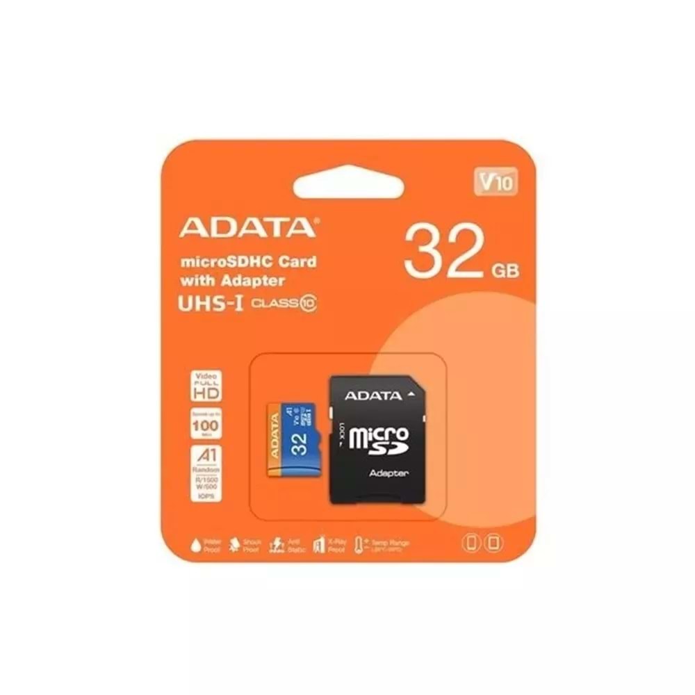 Adata Premıer Hafıza Kartı Micro Sd 32Gb Siyah