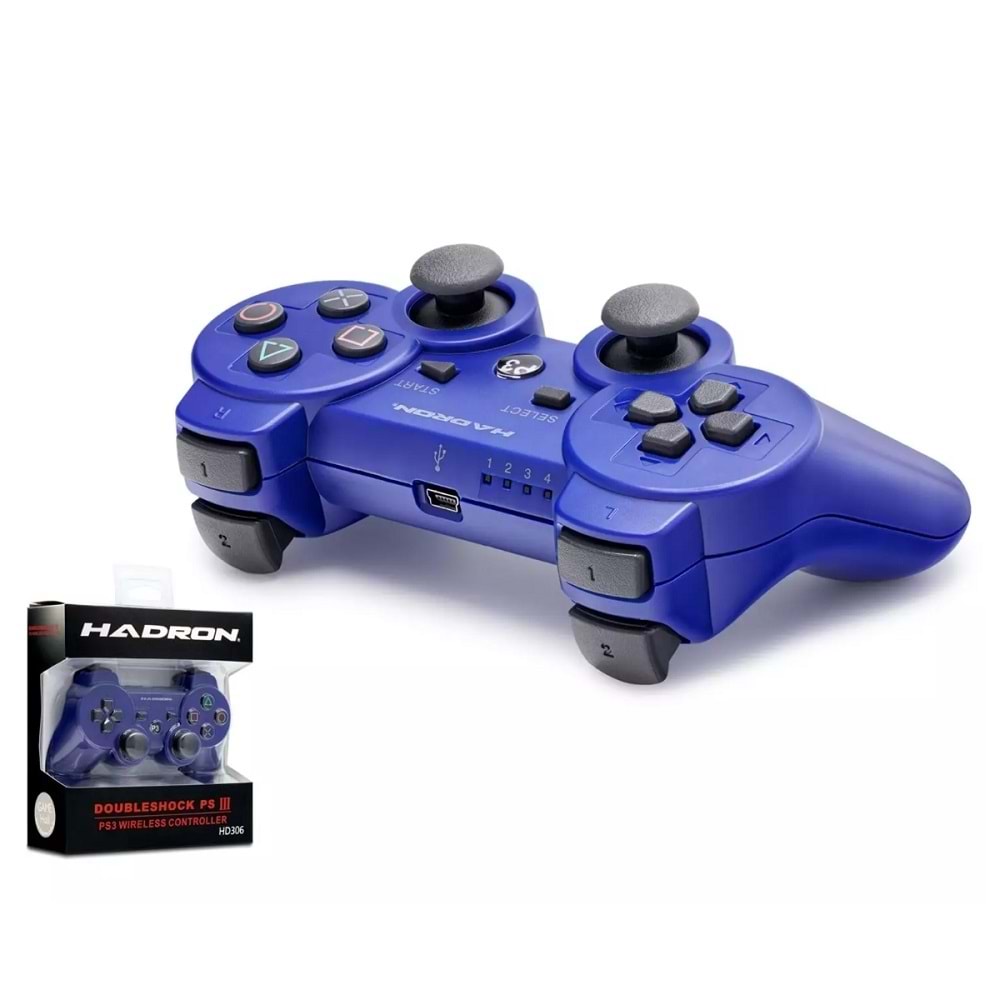 Hadron Hd306M Ps3 Gamepad Mavi