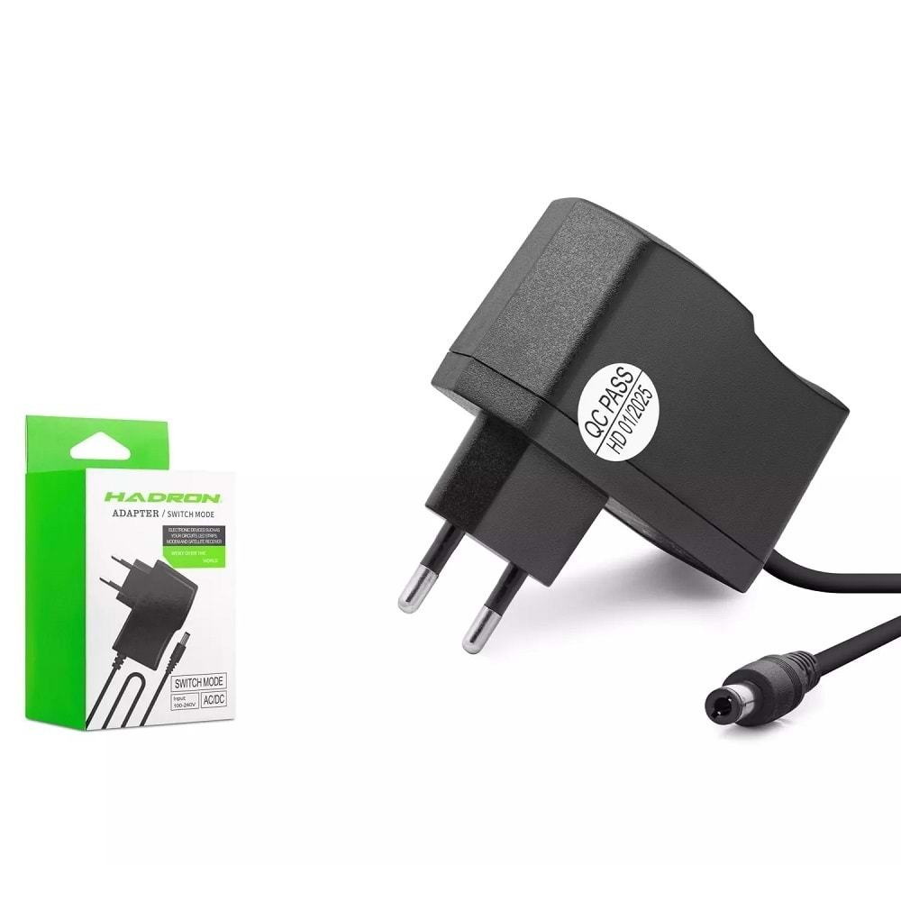 Hadron HD8412 5V 2A Tablet ve Modem Adaptörü 5.5*2.5 Siyah