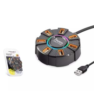 Hadron Hdx7035 Usb Hub 2.0 7*Usb 1.2mt Siyah