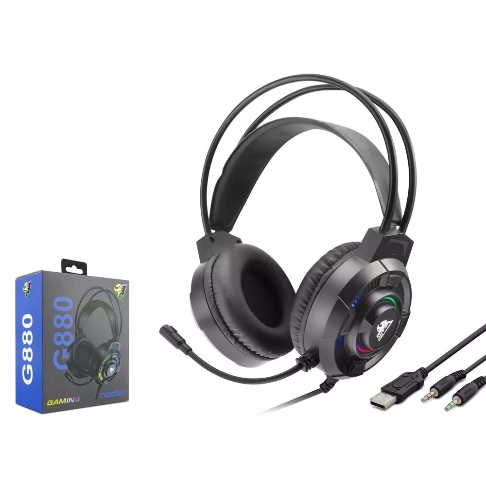 Hadron G880 Gaming Kulaklık 2*3.5Mm + Usb Siyah