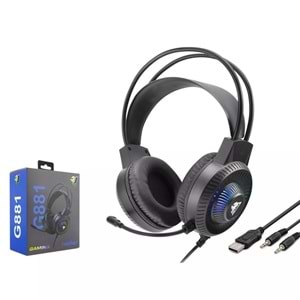 Hadron G881 Gaming Kulaklık 2*3.5Mm + Usb Siyah