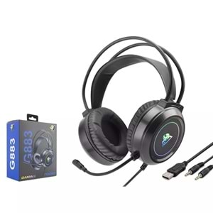 Hadron G883 Gaming Kulaklık 2*3.5Mm + Usb Siyah
