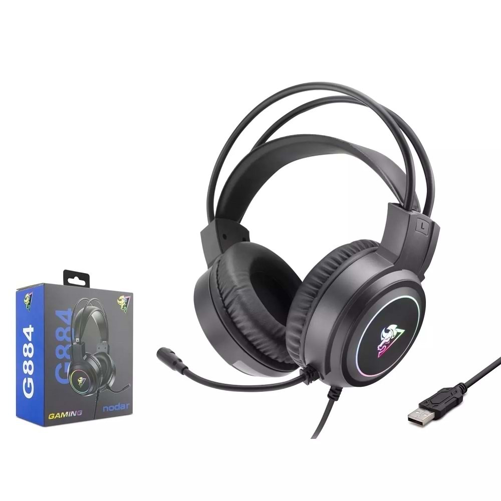 Hadron G884 Gaming Kulaklık Usb Siyah