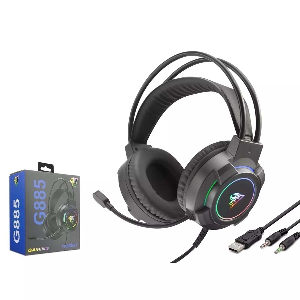 Hadron H885 Gaming Kulaklık 2*3.5Mm + Usb Siyah