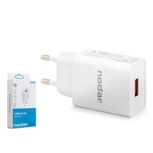 Nodar Nd1012 Usb Şarj Başlık 2.4A 12W Beyaz