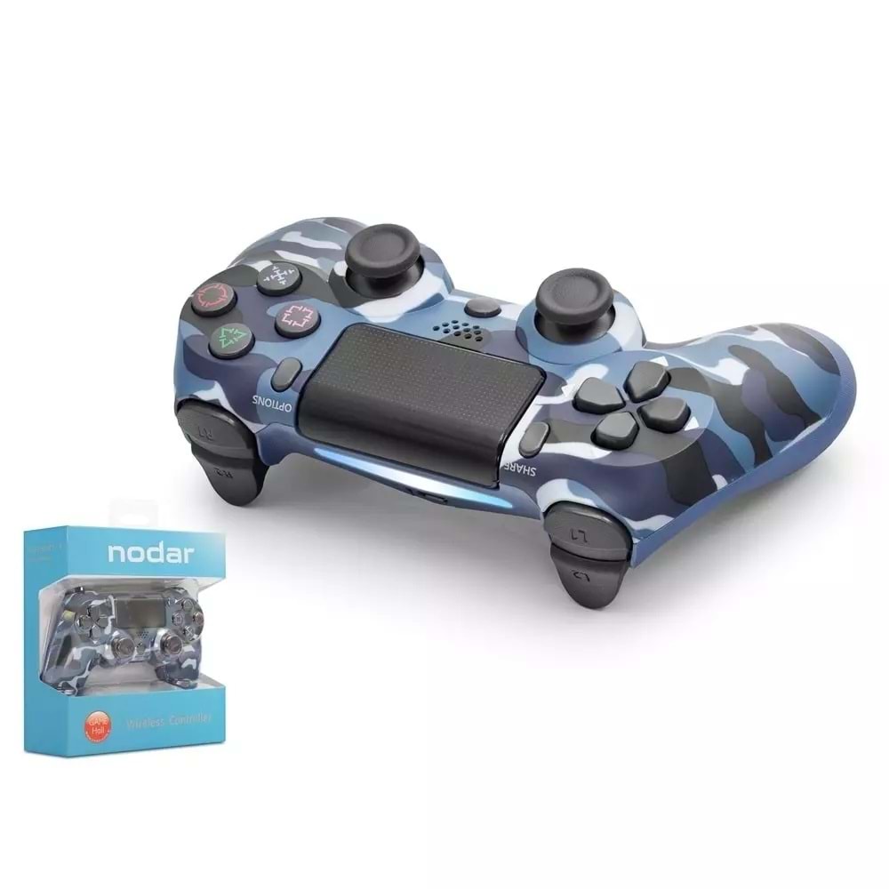 Nodar Nd400M Ps4 Kablosuz Gamepad Mavi Kamuflaj
