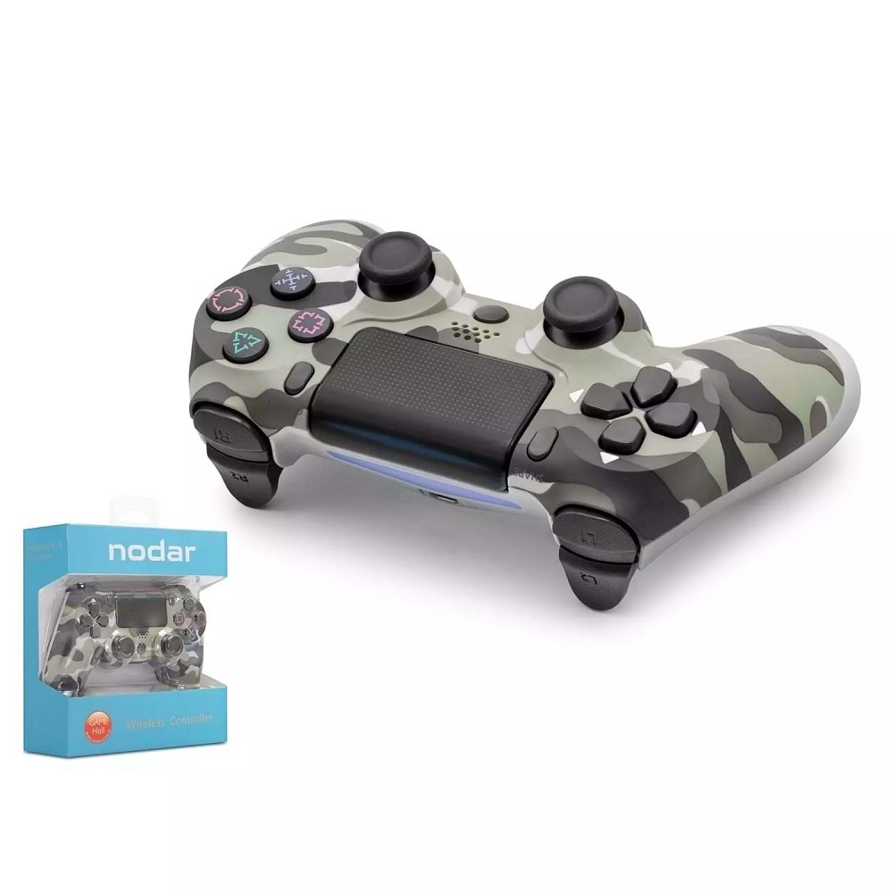 Nodar Nd400N Ps4 Kablosuz Gamepad Gri Kamuflaj