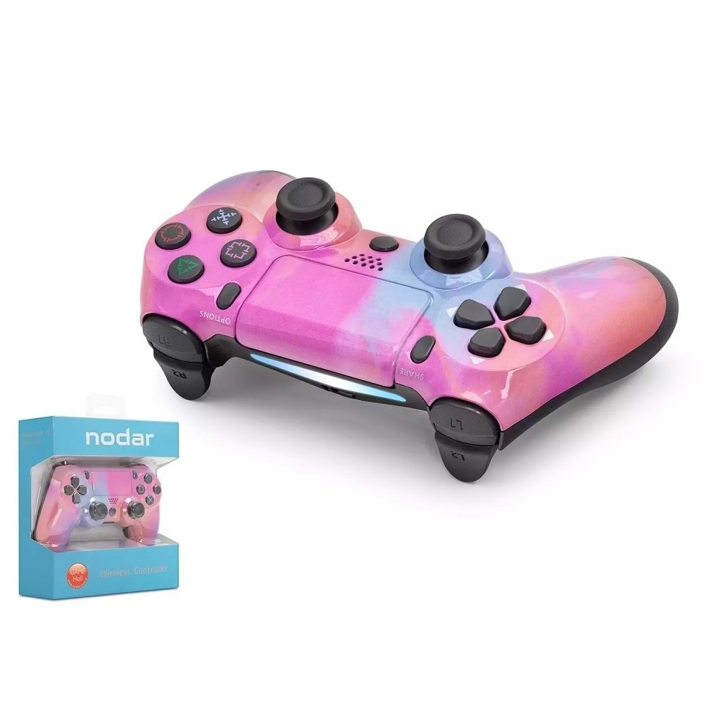 Nodar Nd400an Ps4 Kablosuz Gamepad Pembe Gri