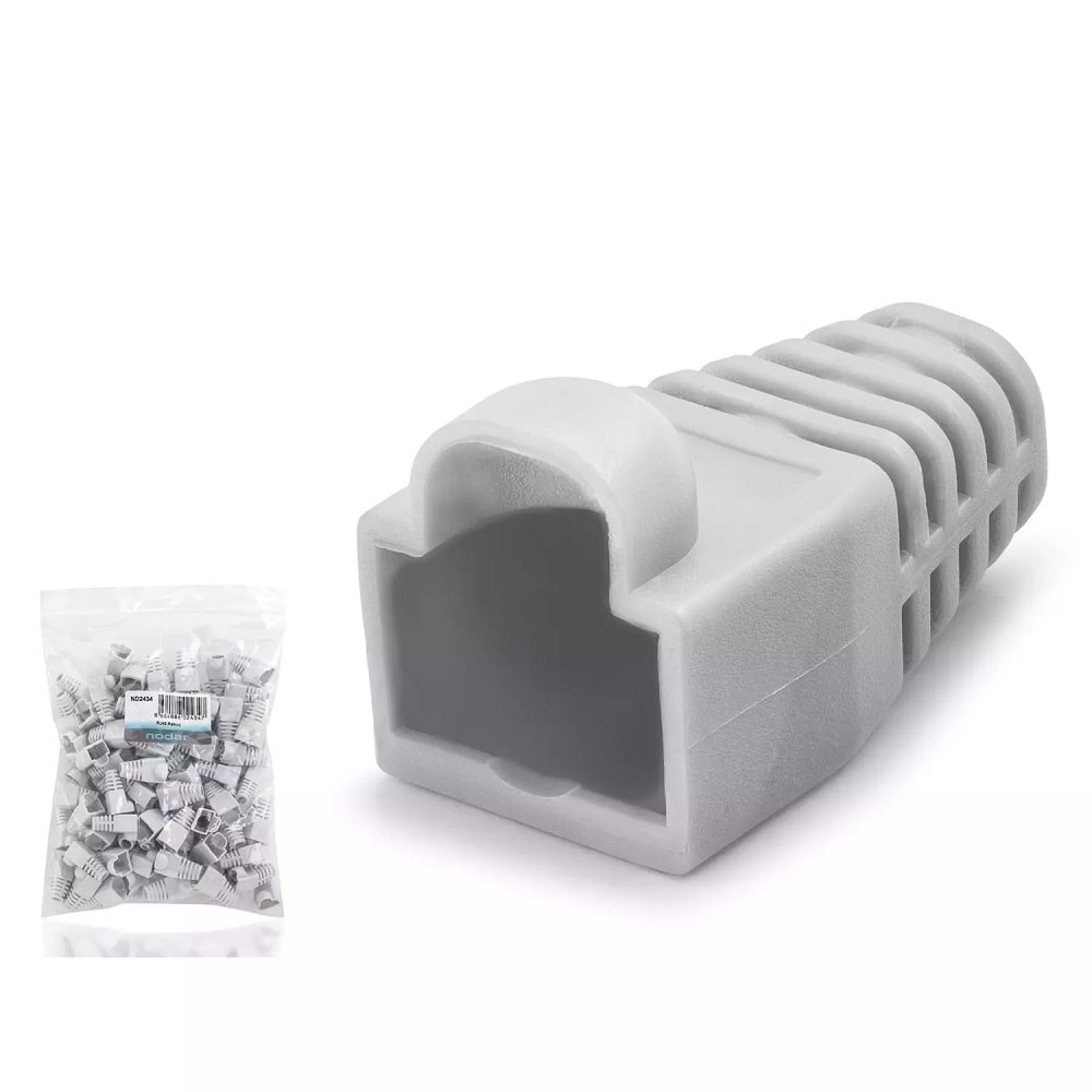 Nodar Nd2434 Rj45 Konnektör Papuç 100Lü Paket Gri Kılıf