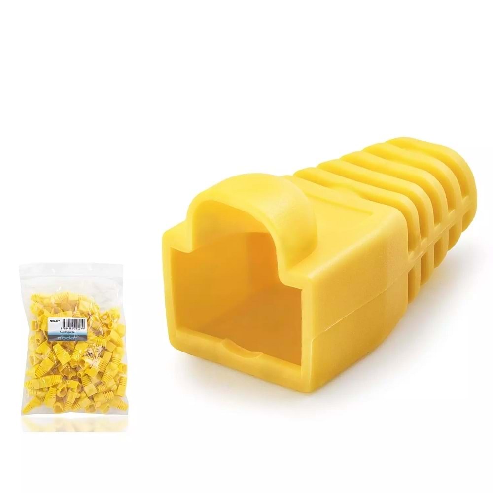 Nodar Nd2427 Rj45 Konnektör Papuç 100Lü Paket Sarı Kılıf