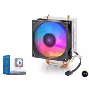 Nodar Nd2608 Kule Tipi RGB İşlemci Fanı 2 Bakırlı