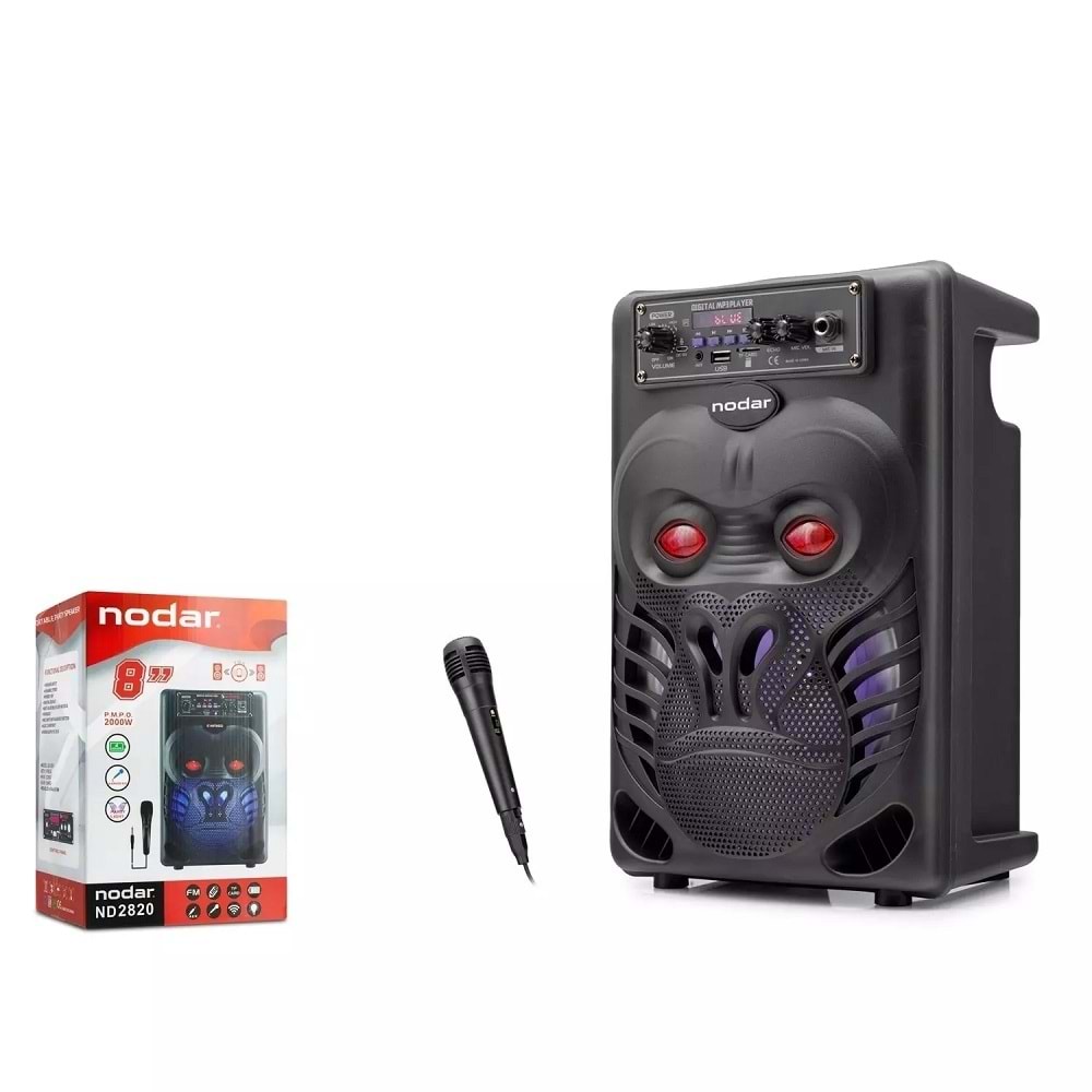 Nodar Nd2820 Bluetooth Karaoke Speaker 8