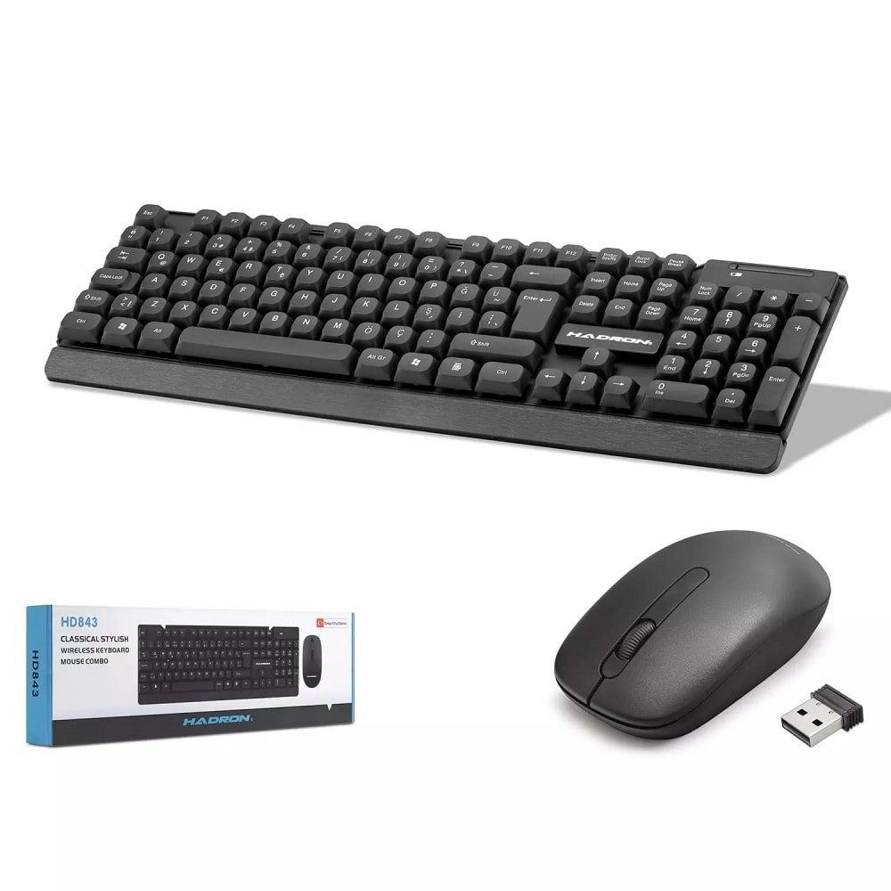 Hadron Hd843 Kablosuz Klavye Mouse Set