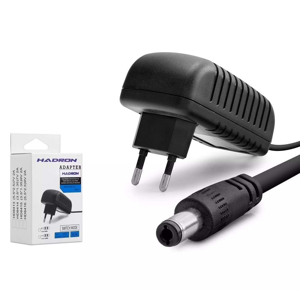 Hadron HD8416 9V 2A 18W Modem / Router Adaptörü - 5.5x2.5mm