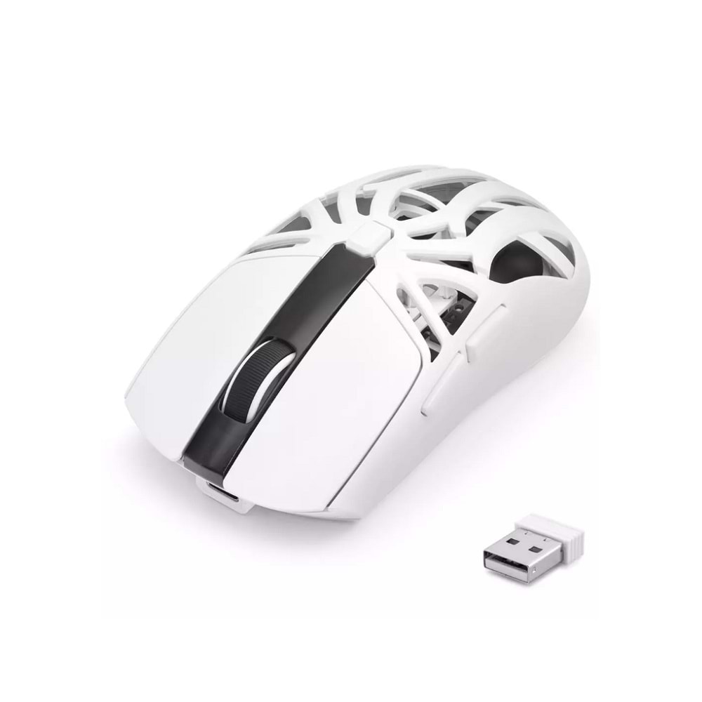 Hadron G304W Gaming Hafif Mouse TRI Mod 10000 DPI - Beyaz